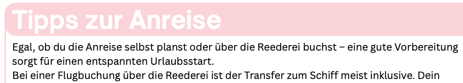 Kreuzfahrt Planer (PDF)