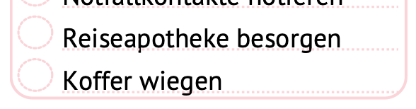 Checkliste für deinen Urlaub (PDF)