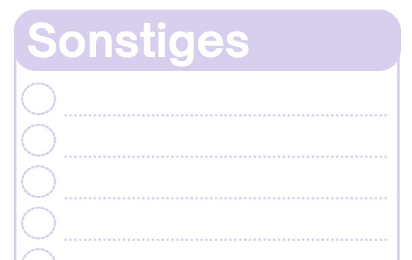 Checkliste für deinen Urlaub (PDF)